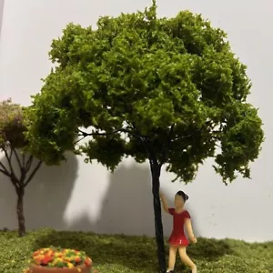 2PC 8-20CM Miniatures HO/OO Scale Trees Garden Horticultural Plants Sand Table - Picture 1 of 10