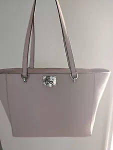 Michael Kors Pink Blossom Saffiano Leather Handbag Purse Travel Tote Bag - Picture 1 of 11
