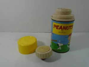 ANTIGUO TEMÁTICO DE BÉISBOL DE CACAHUETES--TERMOS DE METAL (MIRA) - Imagen 1 de 8