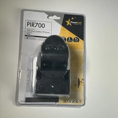 PowerLED PIR Sensor, Wall Mount Outdoor PIR Sensor IP44, 12m Detection Zone - Image 1 of 3