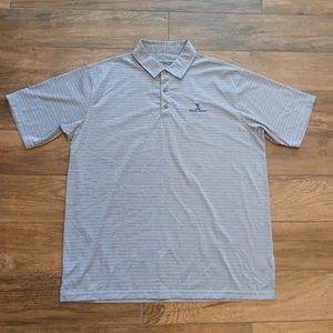 Pebble Beach Polo Mens XXL 2XL Grey Golf Performance Stretch Flex Dry-Luxe - Picture 1 of 8