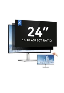 IPROKKO 2 Pack 24 Inch Computer Privacy Screen Filter Anti Glare Blue Light - Picture 1 of 7