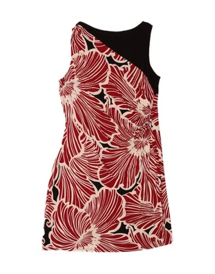 TOMMY BAHAMA Womens Sleeveless Sheath Dress UK 18 XL Red Floral Viscose RF06 - Image 1 of 4