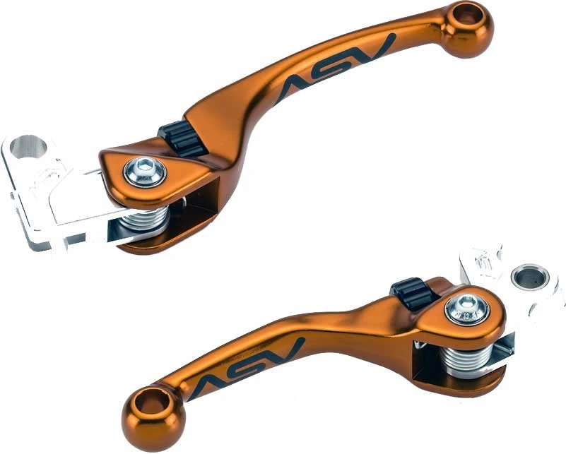 Комплект сцепления/тормозного рычага серии ASV F4 KTM-All 125-530-14-26 оранжевый - Изображение 1 из 1