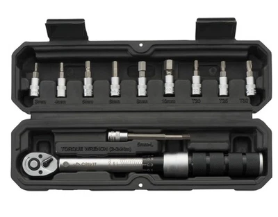 CRIVIT (GRIZZLY TOOLS GMBH & CO. KG) CRIVIT Fahrrad-Drehmomentschlüssel Drehmomentschlüssel mit Sperrfunktion