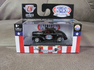 M2 Machines WMTS16 NHRA 1941 Willys Coupe Gasser 21-22 NEW LTD ED WALMART EXCL - Image 1 of 4