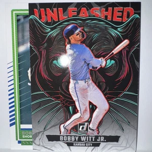 **BOBBY WITT JR**2025 Panini Donruss UNLEASHED #11 & Base #27 Kansas City Royals - Bild 1 von 9