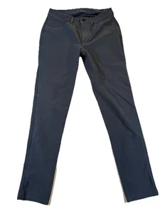 Lululemon Pants Mens 31 ABC Slim Fit 5 Pocket Stretch Casual Workwear Blue Chino - Picture 1 of 12