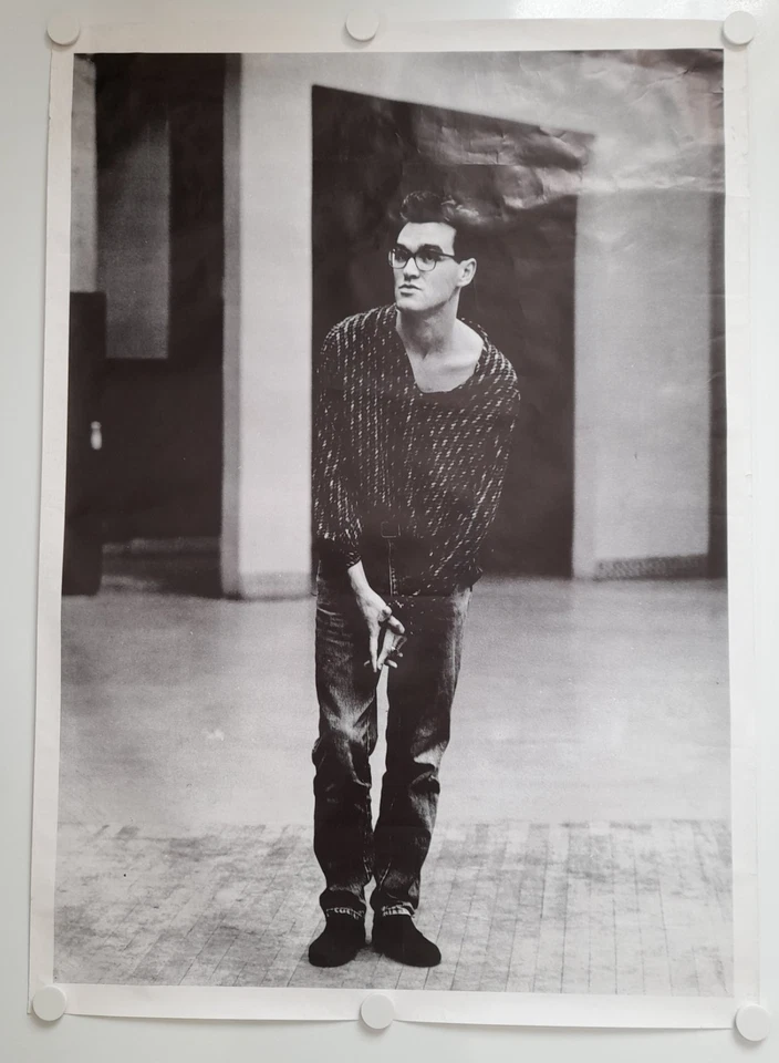 Morrissey Black & White rare 1986 Poster - Image 1 of 3