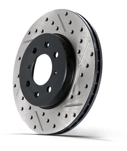 StopTech 127-66040R Sport Drilled & Slotted Rotor Right See Vehicle Fitment Tab - Picture 1 of 3