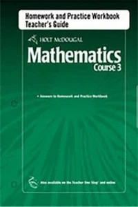 Holt Mcdougal Mathematics Ser.: Holt Mcdougal Mathematics : Homework and... - Bild 1 von 4