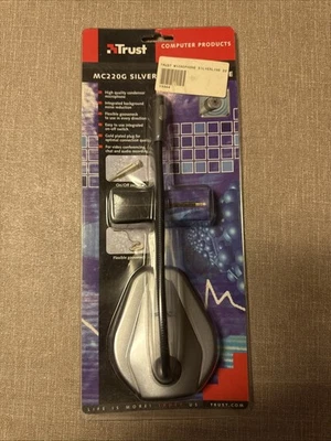 Microfono per PC da tavolo TRUST modello MG220G Silver - Immagine 1 di 2