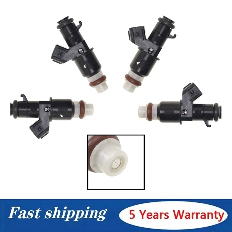 Inyectores de combustible 4 piezas para Honda Civic 2006-2011 1,3 L 2012-14 Honda Civic 1,5 L L4 Foto 1 de 4