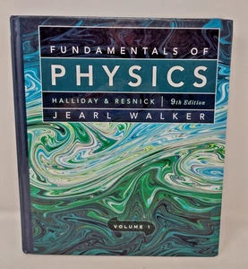 Fundamentals of Physics 9th Edition Ninth Volume 1 Halliday Resnick Walker HC - Picture 1 of 3