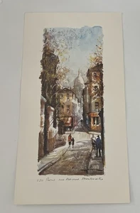 Vintage Delarue Paris Edition Lithographie Druck 550 -11 x 6 cm - Bild 1 von 4