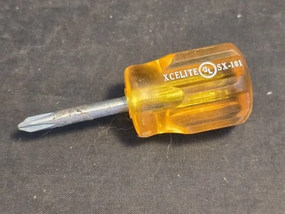 Xcelite USA Stubby  PHILLIPS #1 SCREWDRIVER SX-101  VGC - Image 1 of 4
