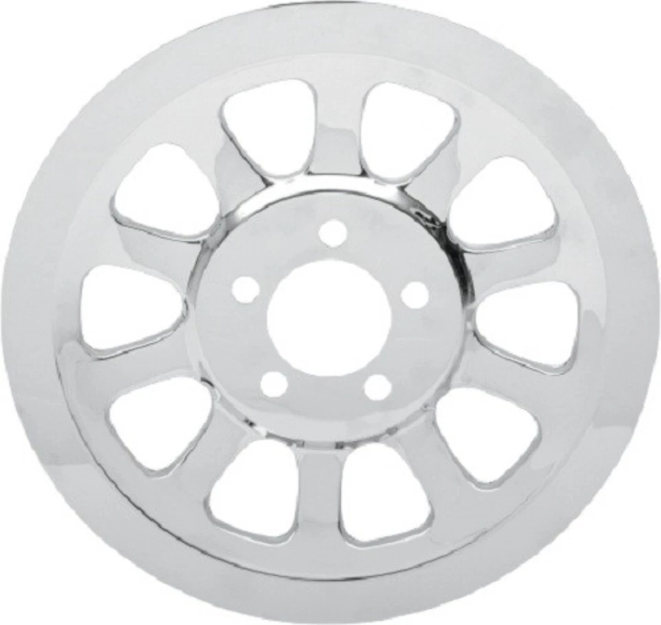 Drag Specialties 1201-0444 Chrome Pulley Cover for Harley FXD Dyna Glide 07-17 - Image 1 of 1