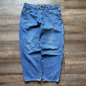 Vintage 90's Mens Size 40 Interstate Distressed Baggy Skating Made In USA Jeans - Picture 1 of 9