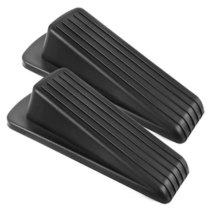 Door Stoppers for Bottom of Door on Floor, Premium Rubber Door Stopper Wedge,... - Picture 1 of 6
