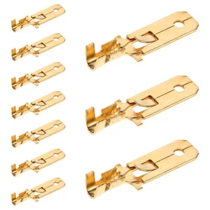 100 piezas conectores de pala automotrices para cableado de audio de bocina desconexión rápida - Imagen 1 de 12