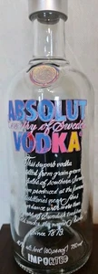 ☆ABSOLUT Vodka - Andy Warhol LIMITED EDITION-750ml Empty Bottle 《FREE SHIPPING》 - Picture 1 of 9