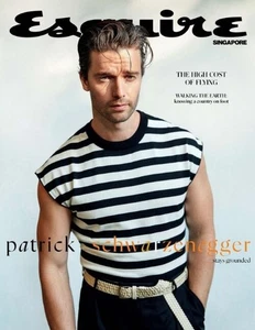 Esquire Singapore May 2025: Patrick Schwarzenegger COVER - Picture 1 of 4
