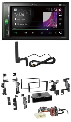 Pioneer MP3 DAB AUX 2DIN Bluetooth Autoradio für Nissan Juke Navara NV ab 12 - Bild 1 von 4