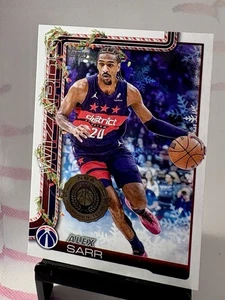 2025-26 Topps Holiday Basketball Alex Sarr #H75 All Rookie Team Stamp 24-25 - Bild 1 von 2