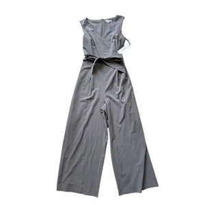 Calvin Klein Damen Wide Leg Strampler Jumpsuit, Cropped/Capri; Tie Waist, 10, Neu mit Etikett - Bild 1 von 12
