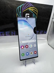 Samsung Galaxy Note10 SM-N970U 256GB Aura Glow Verizon Phone CRACKED SCREEN - Afbeelding 1 van 12