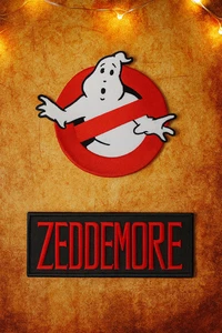 Ghostbusters Name Tag Zeddemore & 4" No Ghost Logo Iron-On Patch Uniform - Picture 1 of 15