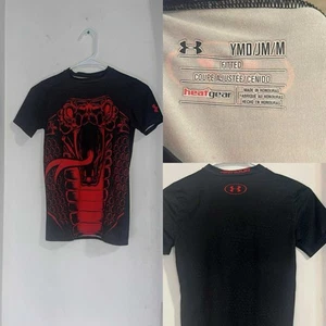 Under Armour Cobra Snake fitted HeatGear shirt for YMD boys. Great condition - Picture 1 of 1