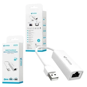 SCHEDA DI RETE USB CAVO ADATTATORE ETHERNET RJ45 USB LAN NETWORKING INTERNET - Foto 1 di 5