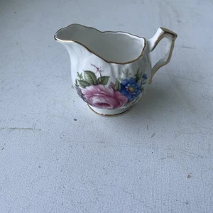 Ainsley English bone China creamer vintage and open sugar bowl - Picture 1 of 4