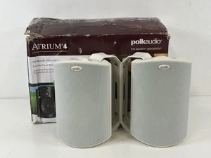 Polk Audio Atrium 4 Outdoor Lautsprecher mit kraftvollem Bass (Paar, weiß) LESEN - Bild 1 von 4