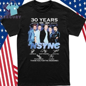 NSYNC 1995-2025 30th Anniversary Shirt Thank You for the Memories S-5XL - Picture 1 of 5
