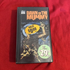 Dawn of the Mummy (VHS) Cutbox clamshell Italian Horror Gore RARE HTF - Picture 1 of 4