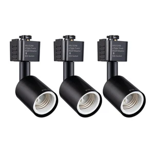 J Type Track Lighting Head to E26 Medium Screw Base Adapter Light Direction A... - Picture 1 of 7