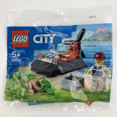 LEGO CITY: Wildlife Rescue Hovercraft Polybag 30570 - New/Sealed in Bag! - Image 1 of 4