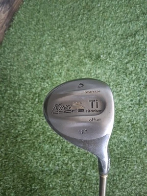 King Cobra Titanium Ti Oversize Offset 5-Wood 18°  Senior Flex 43.5" RH⛳️ - Image 1 of 4