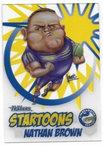 2018 NRL Traders Startoons (ST 11 / 18) Nathan BROWN Eels - Picture 1 of 1
