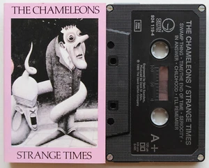 CHAMELEONS - STRANGE TIMES (GEFFEN 924 119-4) 1986 EUROPE CASSETTE TAPE INDIE - Picture 1 of 4