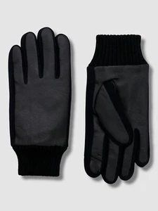 $78 Calvin Klein Men's Black Solid Mix-Media Gloves Size M - Picture 1 of 2
