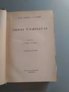 Jose Ortega y Gasset - Obras completas - Tomo 4 - 1a edicion 1947 - Picture 1 of 6