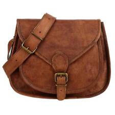 Women's leather vintage purse sling Handmade ladies satchel brown bag