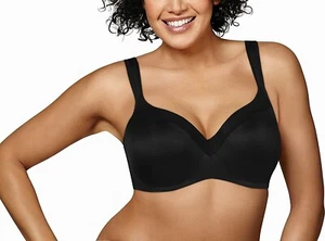 Playtex 4823 Bra Love My Curves Shape Balconette Black 40DDD - Picture 1 of 3
