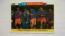 LE SPECIALI = BARCELONA CHAMPIONS CUP 1991/1992 = CARD SCORE 1993 = N°10 = EXCELLENT 