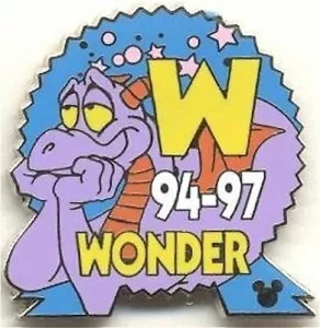 Disney Pin WDW Cast Schlüsselband Serie Epcot Parkplatz Schilder Figur Wonder Rows - Bild 1 von 1