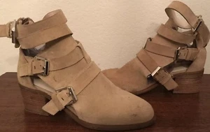 Zara Woman 1135/301/107 Ankle Suede Side Zip High Boots 💕 Boho Southwest 💕 - Picture 1 of 9