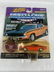 Johnny Lightning Muscle Cars USA Series 4 1970 Plymouth AAR Cuda - Picture 1 of 9